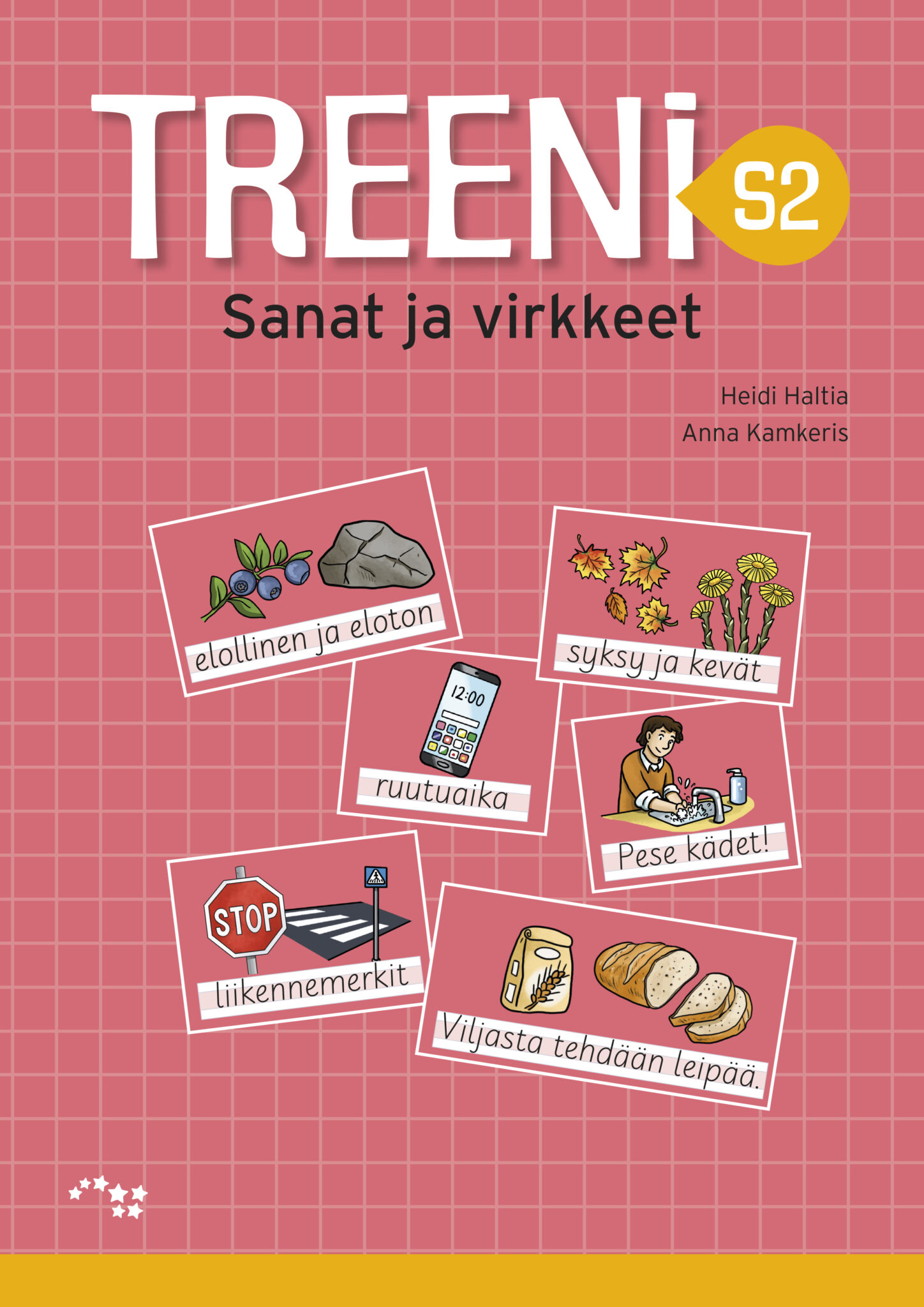 Kirjan kansikuva: Treeni S2 Sanat ja virkkeet