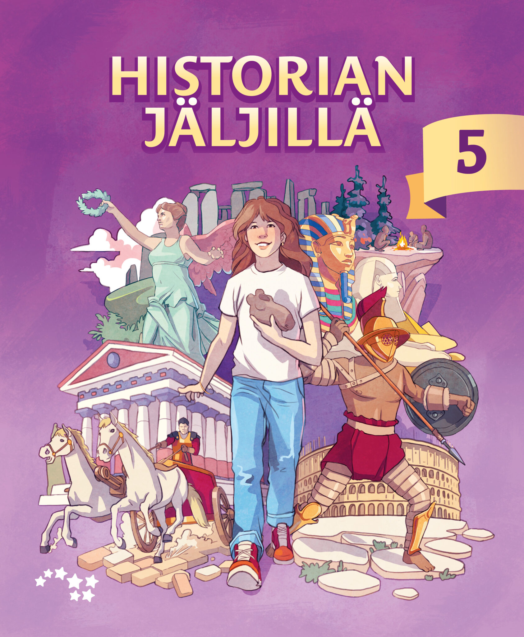 Kirjan kansikuva: Historian jäljillä 5