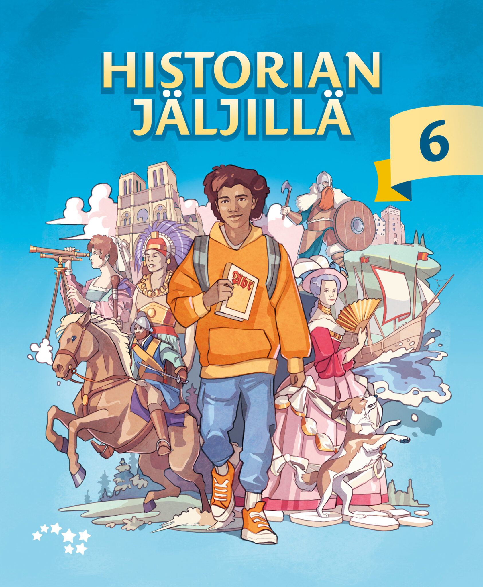 Kirjan kansikuva: Historian jäljillä 6